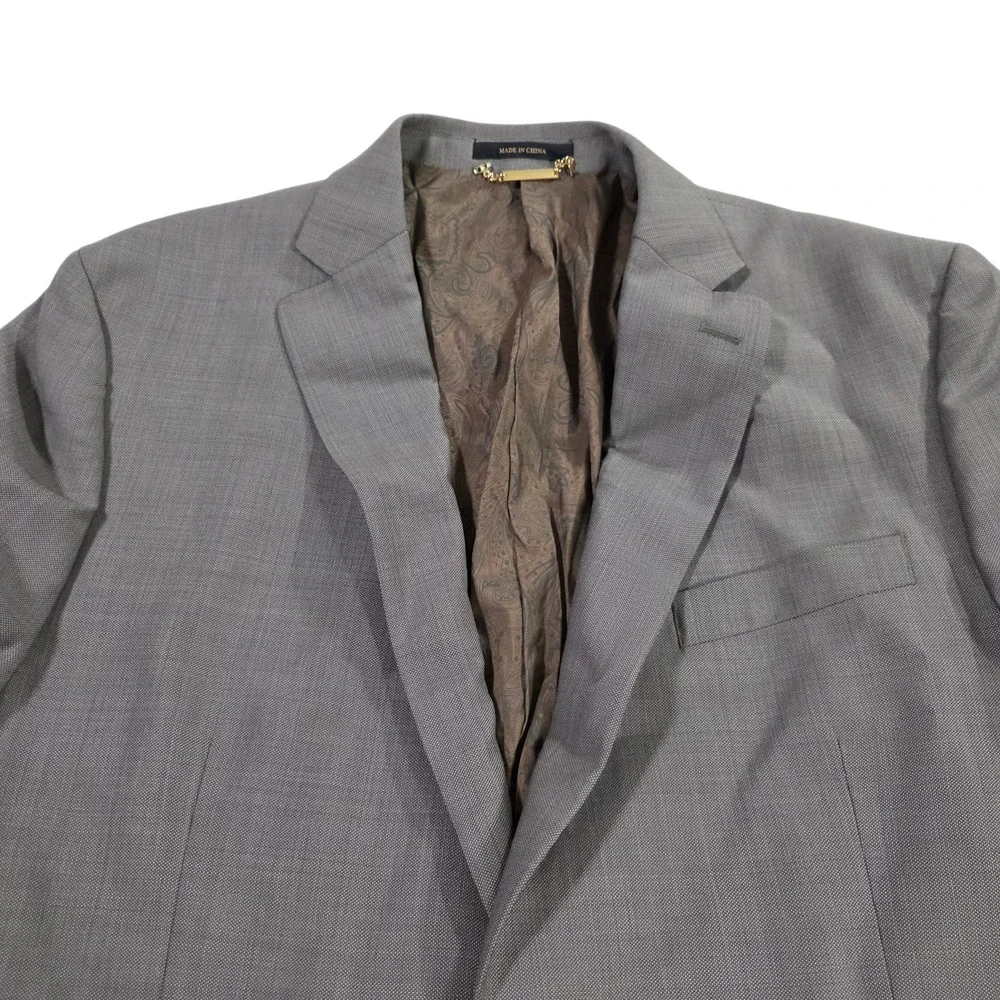 Donald Trump SIGNATURE  Collection Sport Coat Men 44L Wool Tan Single-Breasted*‎